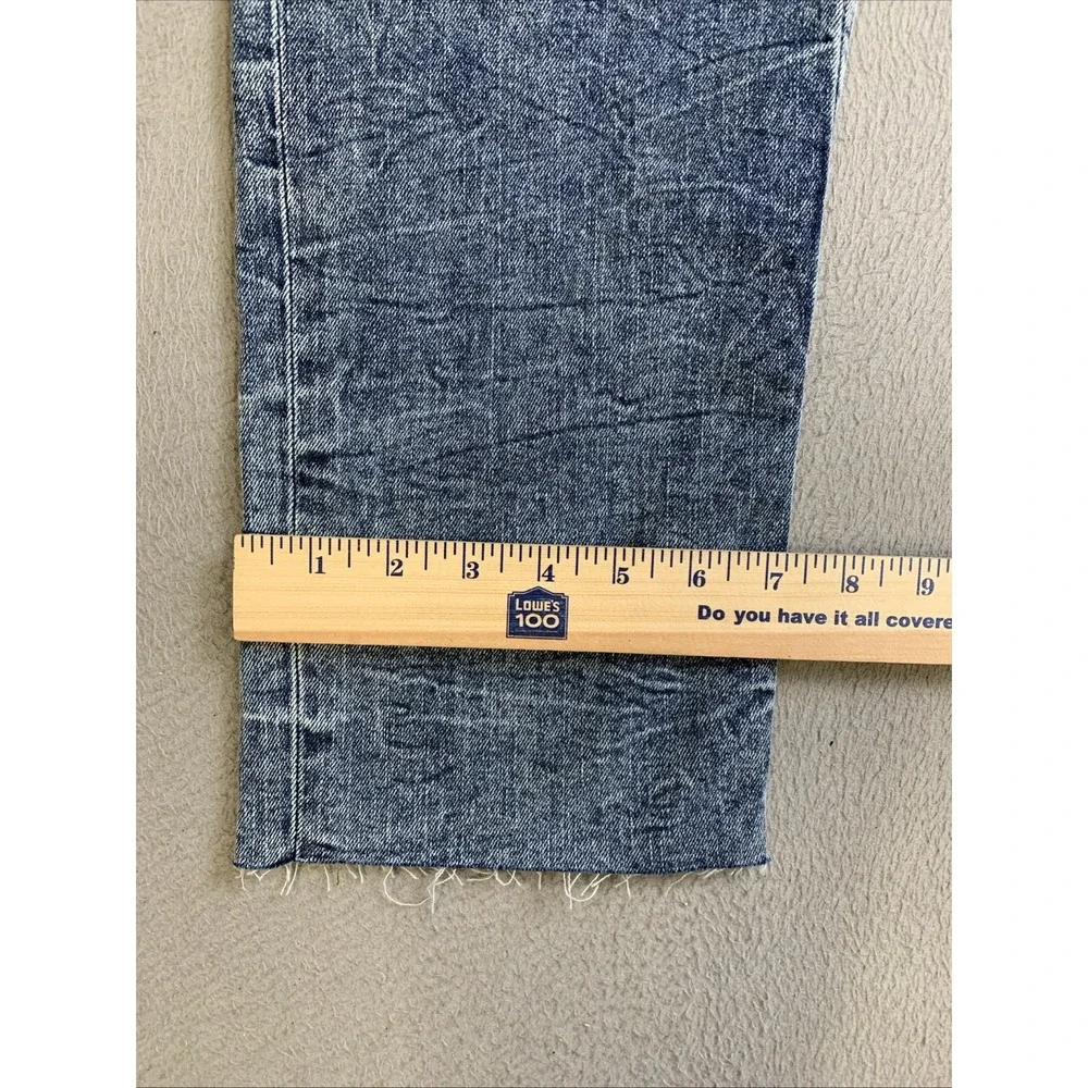 Hudson Holly Jeans Women's Size 31 Blue Denim Distressed‎ Button Fly Raw Hem